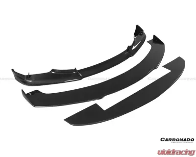 Carbonado CFRP BKSS Style Front Lip Infiniti G25 | G37 Sedan 2010-2013 - CF8347BKSS-FL