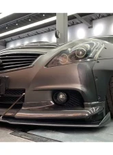 Carbonado CFRP BKSS Style Front Lip Infiniti G25 | G37 Sedan 2010-2013                                     - CF8347BKSS-FL - Image 11