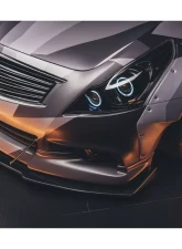 Carbonado CFRP BKSS Style Front Lip Infiniti G25 | G37 Sedan 2010-2013                                     - CF8347BKSS-FL - Image 6