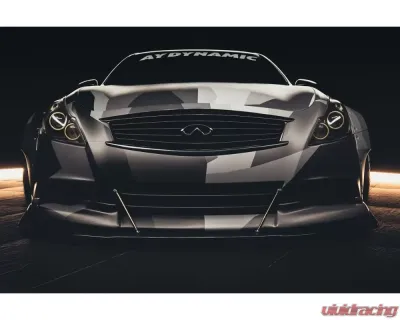 Carbonado CFRP BKSS Style Front Lip Infiniti G25 | G37 Sedan 2010-2013 - CF8347BKSS-FL