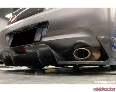 Carbonado FGCF BKSS Style Rear Lip Infiniti G25 | G37 Sedan 2010-2013 - FGCF8347BKSS-RD