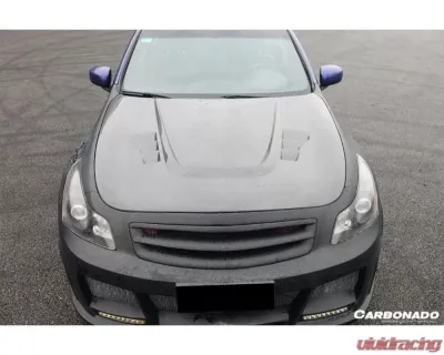 Carbonado Carbonado FRP BS Style Hood for Infiniti G35/G37 Sedan 2007-2010 - 8348BS.H