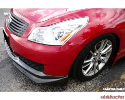 CARBONADO Carbonado CFRP JP Style Front Lip for Infiniti G35/G37 Sedan 2007-2009 - CF8348JP.L