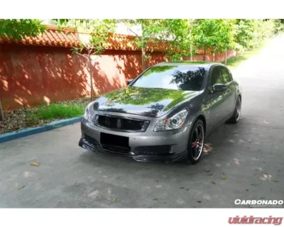 CARBONADO Carbonado CFRP JP Style Front Lip for Infiniti G35/G37 Sedan 2007-2009 - CF8348JP.L