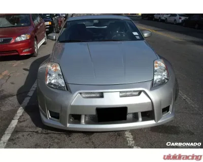 CARBONADO Carbonado FRP GTR Style Front Bumper for Nissan 350Z 2003-2008 - 8350GTR