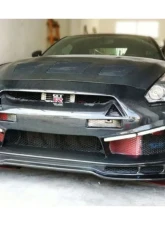Carbonado FRP LP Style Front Bumper for Nissan GTR R35 2008-2016                                     - 8353LP - Image 2