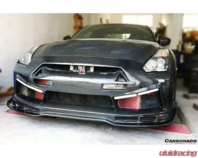 Carbonado FRP LP Style Front Bumper for Nissan GTR R35 2008-2016 - 8353LP