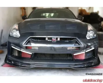 Carbonado FRP LP Style Front Bumper for Nissan GTR R35 2008-2016 - 8353LP