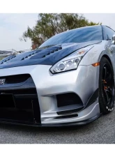 Carbonado Carbonado CFRP TPR Style Front Bumper for Nissan GTR R35 2008-2016                                     - CF8353TPR - Image 11