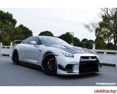 Carbonado Carbonado CFRP TPR Style Front Bumper for Nissan GTR R35 2008-2016 - CF8353TPR