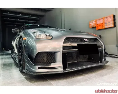 Carbonado Carbonado CFRP TPR Style Front Bumper for Nissan GTR R35 2008-2016 - CF8353TPR