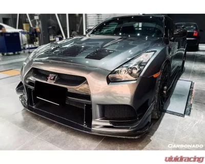 Carbonado Carbonado CFRP TPR Style Front Bumper for Nissan GTR R35 2008-2016 - CF8353TPR