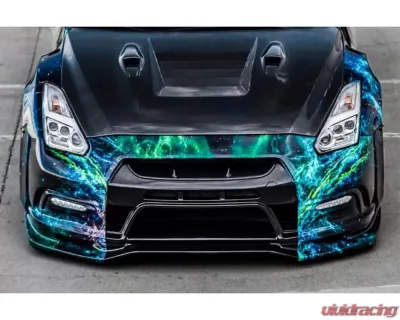 Carbonado Carbonado FRP VA Style Front Bumper for Nissan GTR R35 2012-2016 - 8353VA