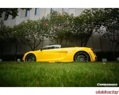 Carbonado Carbonado FGPCF DPGT Style Side Skirts for Audi R8 Coupe/Spyder 2006-2015 - FGPCF8359BS-SS