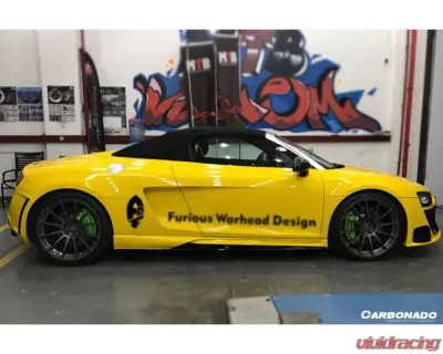 Carbonado Carbonado FGPCF DPGT Style Side Skirts for Audi R8 Coupe/Spyder 2006-2015 - FGPCF8359BS-SS