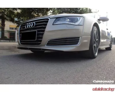 Carbonado CFRP Ab Style Front Lip Audi A8 2010-2013 - CF8366ABT.FL