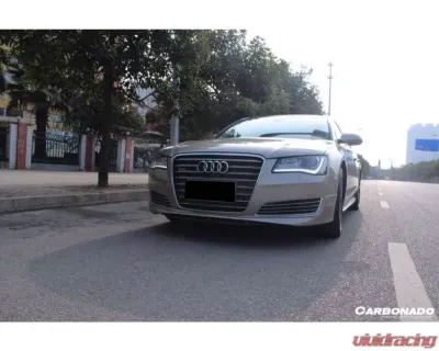 Carbonado CFRP Ab Style Front Lip Audi A8 2010-2013 - CF8366ABT.FL