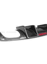 Carbonado FGCF BKSS Style Rear Lip Audi S3 | A3 S-Line Sedan 2013-2016                                     - FGCF8369BKSS-RD - Image 2