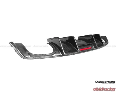 Carbonado FGCF BKSS Style Rear Lip Audi S3 | A3 S-Line Sedan 2013-2016 - FGCF8369BKSS-RD
