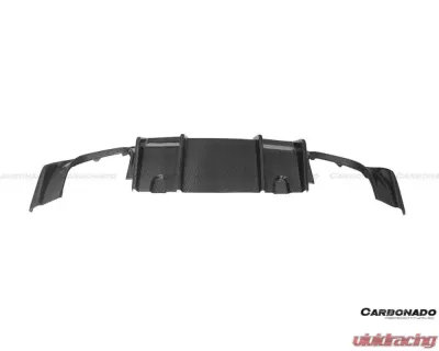 Carbonado FGCF BKSS Style Rear Lip Audi S3 | A3 S-Line Sedan 2013-2016 - FGCF8369BKSS-RD