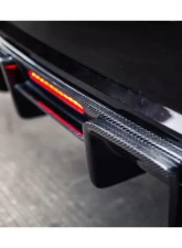 Carbonado FGCF BKSS Style Rear Lip Audi S3 | A3 S-Line Sedan 2013-2016                                     - FGCF8369BKSS-RD - Image 6