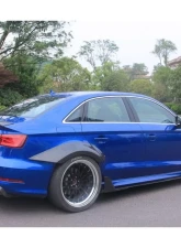 Carbonado CFRP BKSS Style Side Skirts Audi RS3 | S3 | A3 S-Line Sedan 2013-2020                                     - CF8369BKSS-SS - Image 11