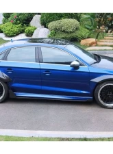 Carbonado CFRP BKSS Style Side Skirts Audi RS3 | S3 | A3 S-Line Sedan 2013-2020                                     - CF8369BKSS-SS - Image 5