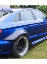 Carbonado CFRP BKSS Style Side Skirts Audi RS3 | S3 | A3 S-Line Sedan 2013-2020                                     - CF8369BKSS-SS - Image 7