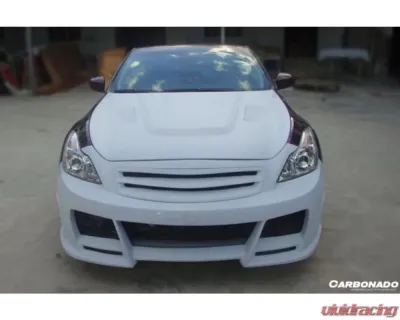 Carbonado Carbonado FRP ELT Style Front Bumper for Infiniti G37S Coupe 2008-2015 - 8371ELT1