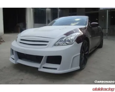 Carbonado Carbonado FRP ELT Style Front Bumper for Infiniti G37S Coupe 2008-2015 - 8371ELT1