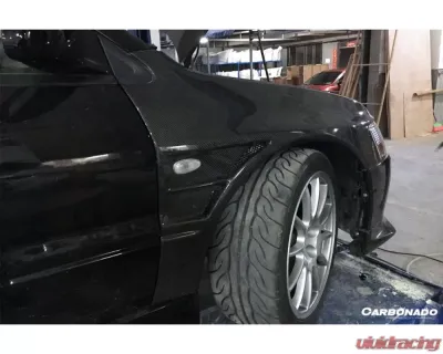 Carbonado CFRP D1 Style Fender Mitsubishi Evo 2003-2006 - CF8428D.FD