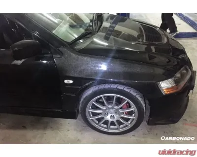 Carbonado CFRP D1 Style Fender Mitsubishi Evo 2003-2006 - CF8428D.FD