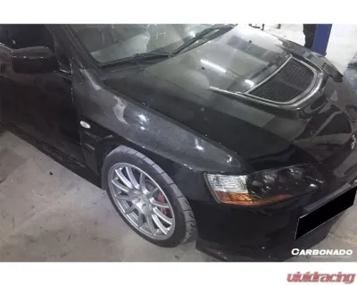 Carbonado CFRP D1 Style Fender Mitsubishi Evo 2003-2006 - CF8428D.FD