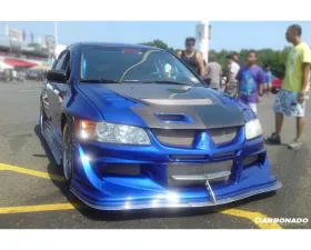 Carbonado Carbonado FRP VS Style Front Bumper for Mitsubishi Evo 2003-2006
