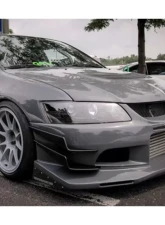 Carbonado FRP VTC Style Front Bumper Mitsubishi Evo 2003-2006                                     - 8428VTC1 - Image 10