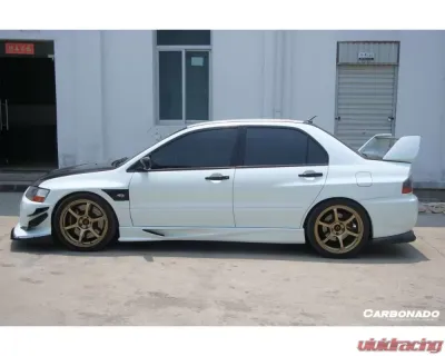 Carbonado Carbonado FRP VTS Style Front Bumper for Mitsubishi Evo 2003-2006 - 8428VTS