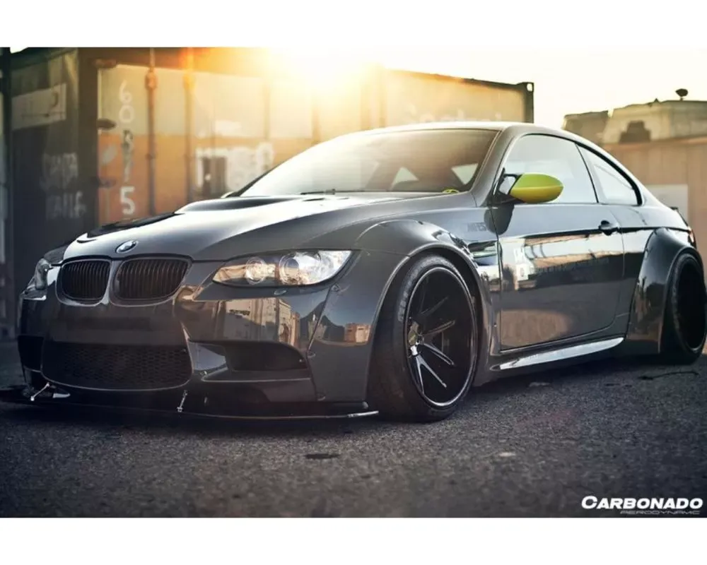 Carbonado FRP DE Style Front Lip BMW M3 E92 | E93 2008-2012 - 8453LB.FL