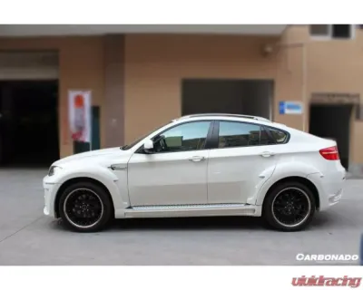 Carbonado Full Wide Body Kit for BMW X6 E71 2009-2014 - Carbon Fiber FRP HM Style - 8459HM-FULL KIT