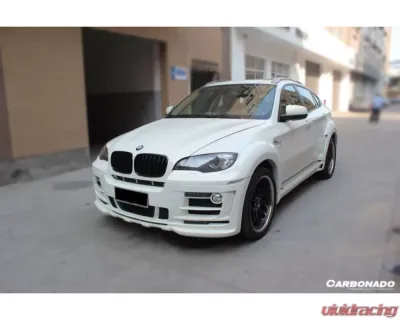 Carbonado Full Wide Body Kit for BMW X6 E71 2009-2014 - Carbon Fiber FRP HM Style - 8459HM-FULL KIT