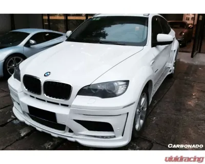 Carbonado Full Wide Body Kit for BMW X6 E71 2009-2014 - Carbon Fiber FRP HM-II Style - 8459HM2 FULL KIT