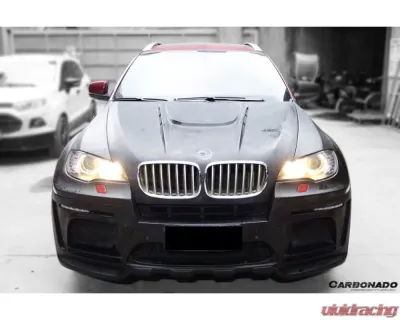 Carbonado Full Wide Body Kit for BMW X6 E71 2009-2014 - Carbon Fiber FRP HM-II Style - 8459HM2 FULL KIT