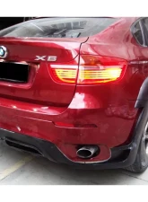 Carbonado Full Wide Body Kit for BMW X6 E71 2009-2014 - Carbon Fiber FRP HM-II Style                                     - 8459HM2 FULL KIT - Image 6