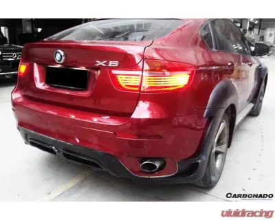 Carbonado Full Wide Body Kit for BMW X6 E71 2009-2014 - Carbon Fiber FRP HM-II Style - 8459HM2 FULL KIT