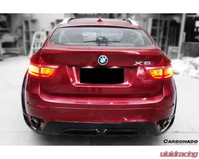 Carbonado Full Wide Body Kit for BMW X6 E71 2009-2014 - Carbon Fiber FRP HM-II Style - 8459HM2 FULL KIT