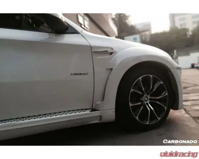 Carbonado Full Wide Body Kit for BMW X6 E71 2009-2014 - Carbon Fiber FRP HM-II Style - 8459HM2 FULL KIT