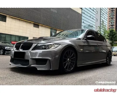 Carbonado Carbonado FRP 1M Style Front Bumper w/ Lip for BMW 3 Series E90 2008-2012 - 8460M1