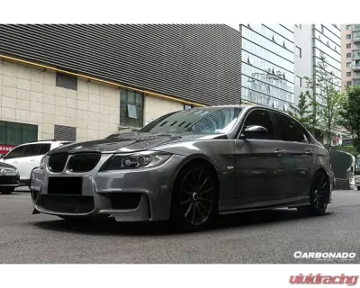 Carbonado Carbonado FRP 1M Style Front Bumper w/ Lip for BMW 3 Series E90 2008-2012 - 8460M1