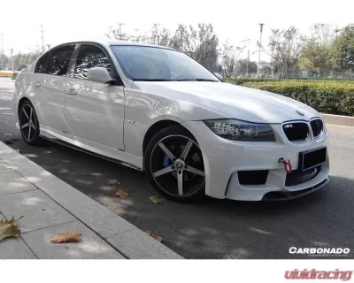 Carbonado Carbonado FRP 1M Style Front Bumper w/ Lip for BMW 3 Series E90 2008-2012 - 8460M1