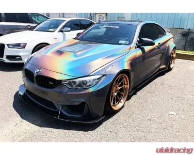 Carbonado CFRP DE Style Front Lip for BMW M4 F82/F83 2014-2020 - CF8468LB-FL