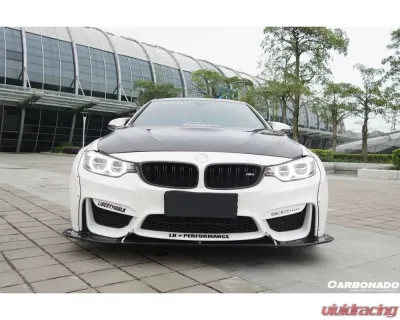 Carbonado CFRP DE Style Front Lip for BMW M4 F82/F83 2014-2020 - CF8468LB-FL